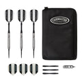 Steel Tip Darts and Dart Case Blue U397