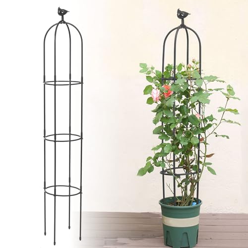 White Rustproof Metal Garden Trellis N438