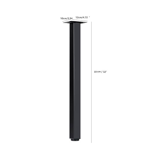 Set of 4 Adjustable Metal Table Legs H76788