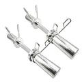 16" Olympic Dumbbell Handles, 150LBS Weight Capacity, 2 Pair Spring Collars Y84488
