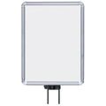 Vertical Swivel Mount Sign Frame, 11 x 14 in. Chrome H874638