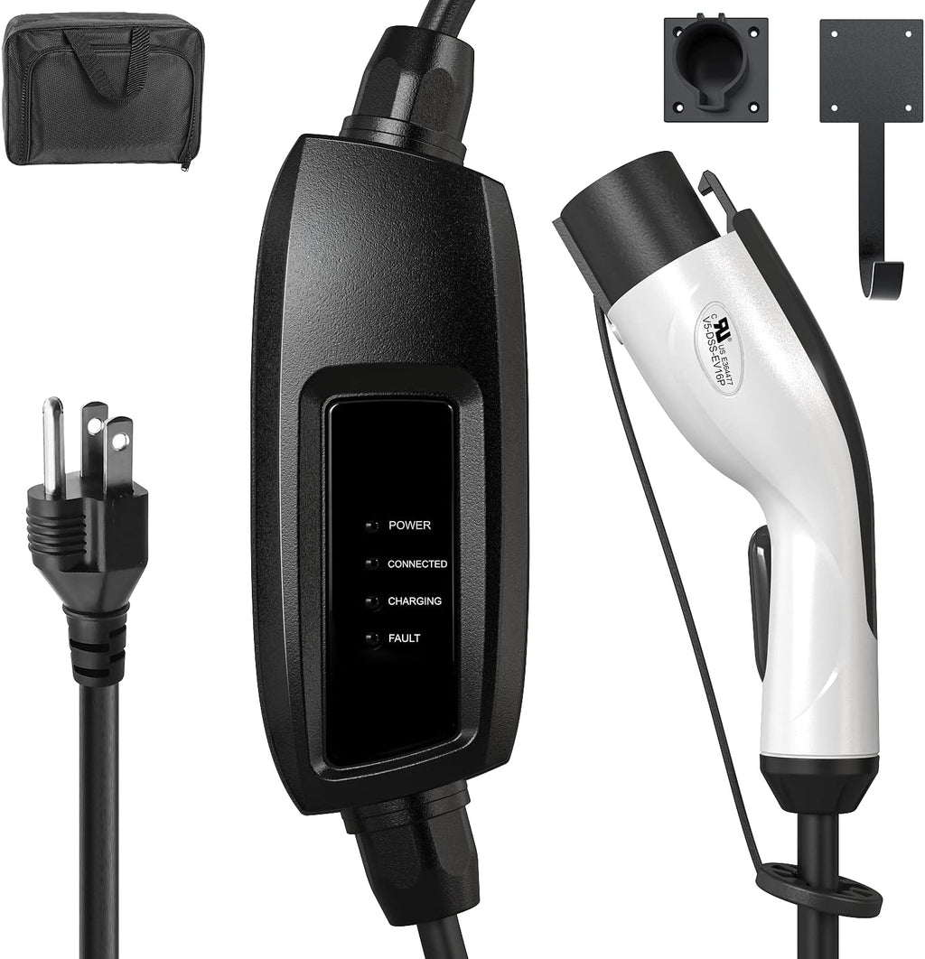 Portable Level 1 EV Charger (110V, 16A, 25ft) N783291