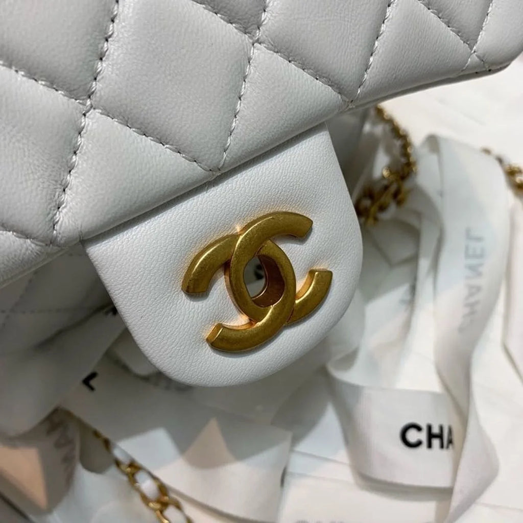 White Mini Flap Bag Z4848