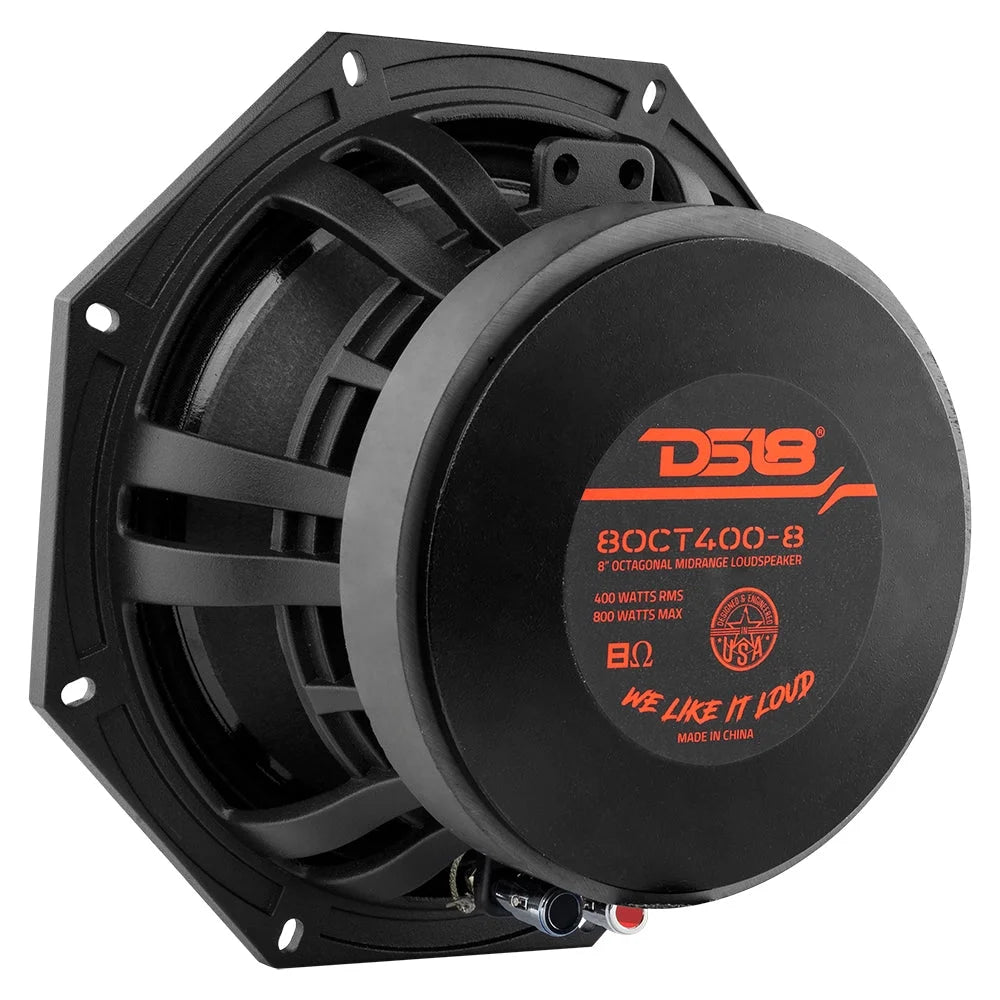 8" Octagon Midrange Loudspeaker 8 Ohm 800W Black O165150