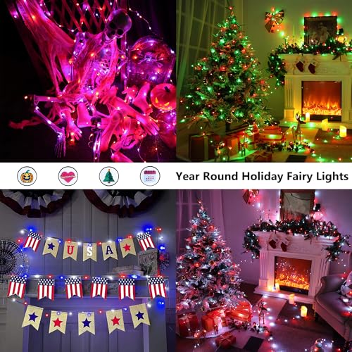 66FT 200 LED Color Changing String Lights N688152
