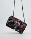 Black Sequins Mini Rectangular Single Flap Bag K348769