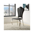Black Side Chair Set of 2 C7894
