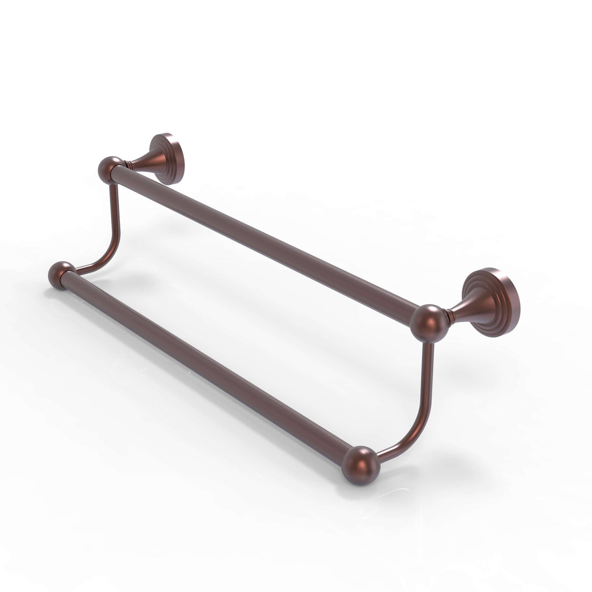 Antique Copper 24 inch Double Towel Bar P502826