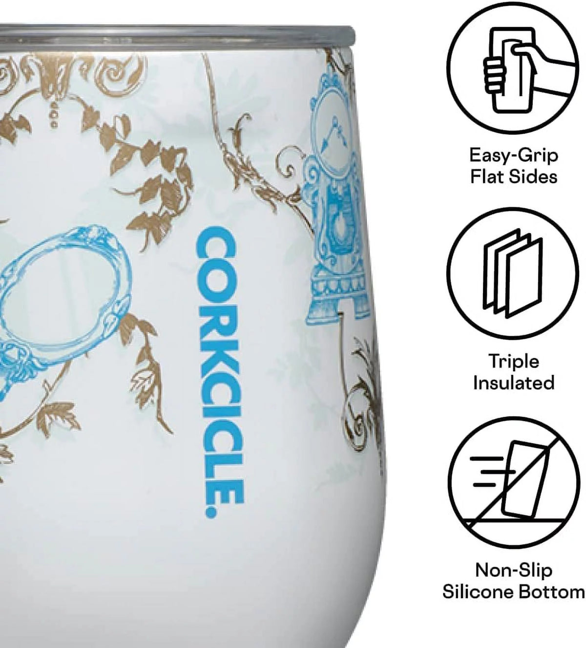 12 oz Stainless Steel Triple Insulated Stemless Wine Cup G75849