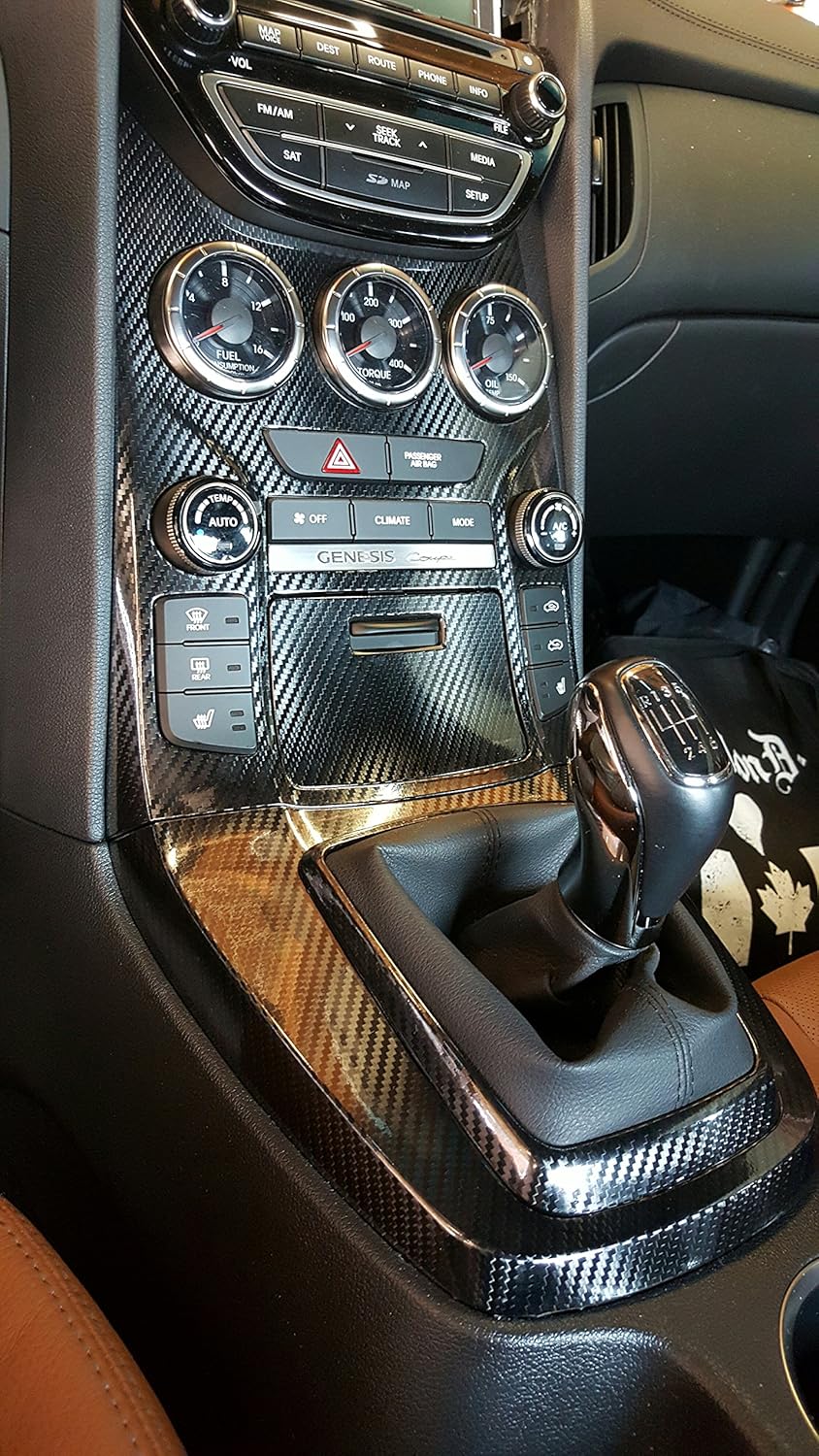 High Gloss Black Carbon Vinyl Wrap Film (5ft x 5ft) Z5061