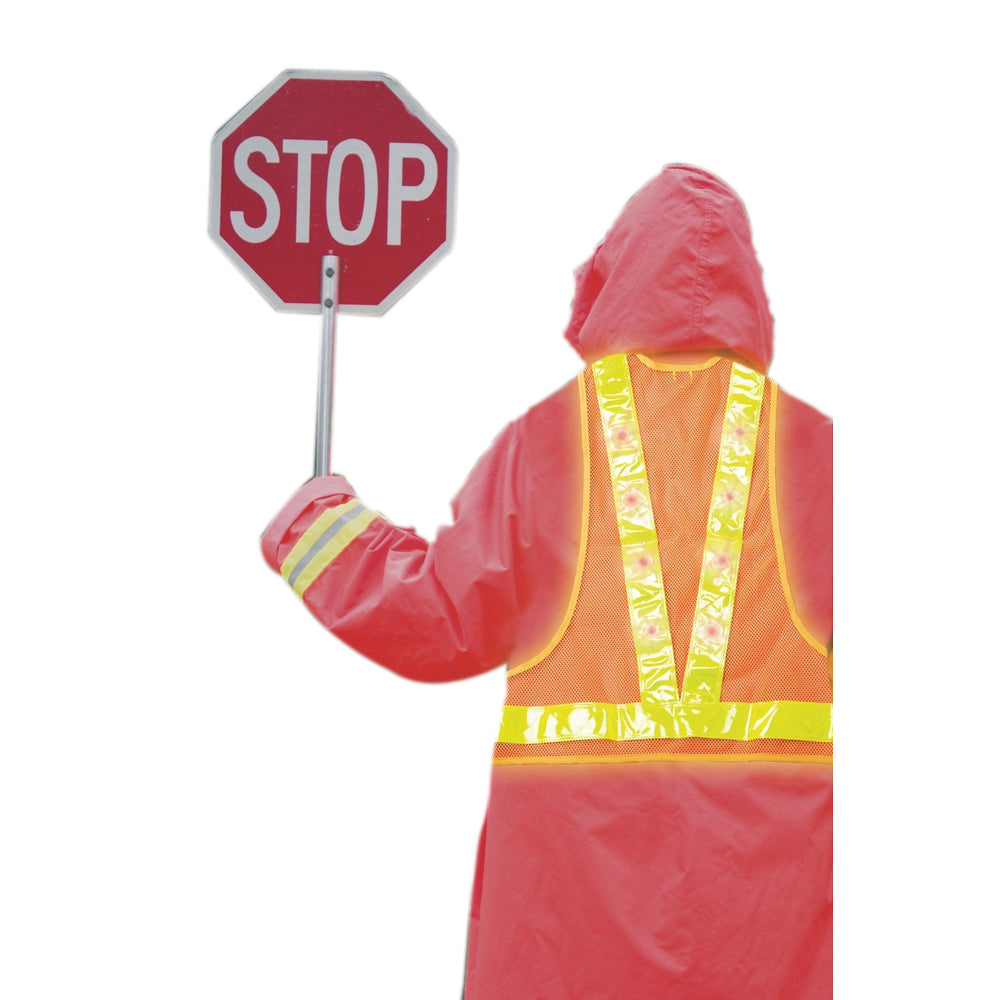 Reflective Safety Vest with 16 LED Lights X7104