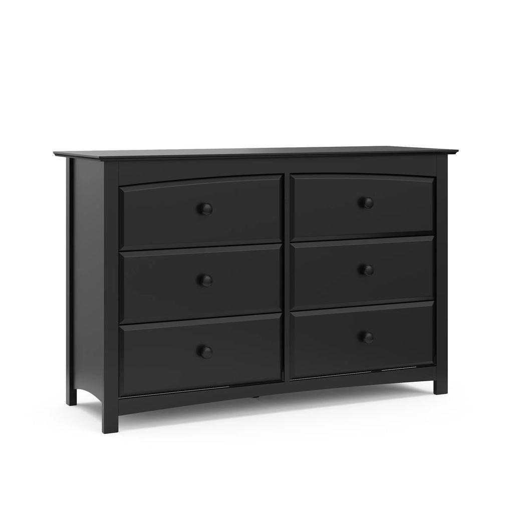 White 6 Drawer Double Dresser F901576