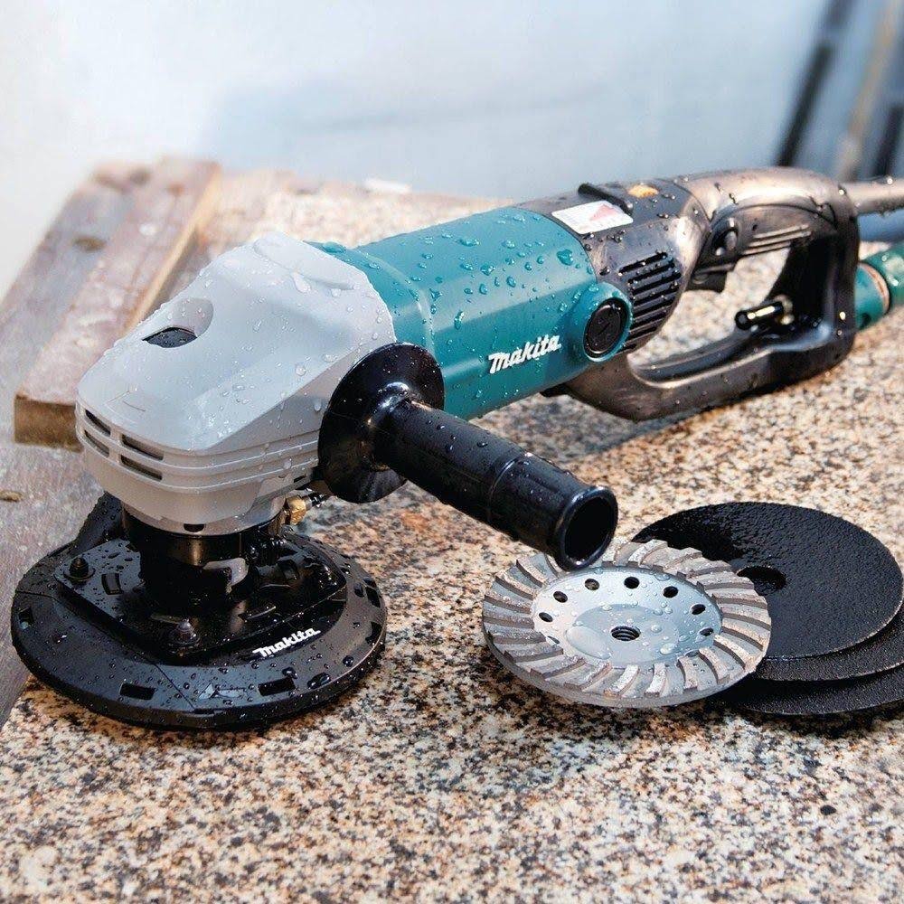 5 in. Electronic Stone Polisher with Splash Guard E178