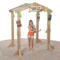 Cardboard 3D Tiki Hut C448