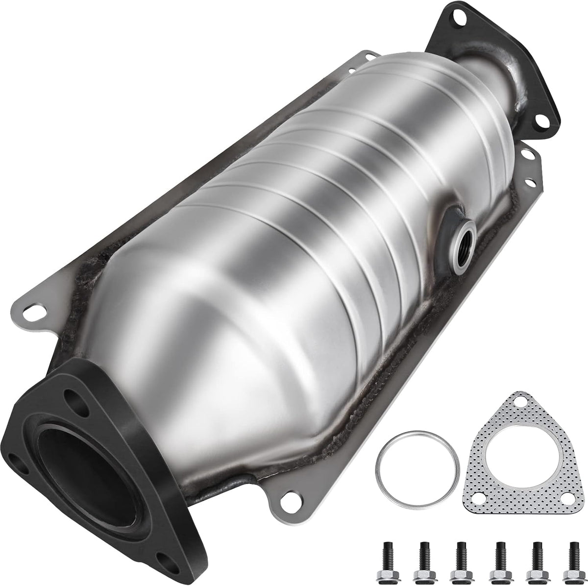 Stainless Steel Direct-Fit Catalytic Converter with Gasket T20064