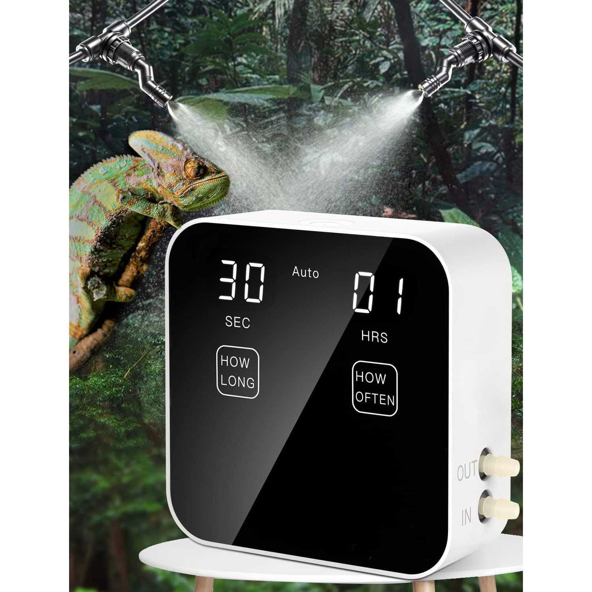 Automatic Reptile Misting System with Timer H85731