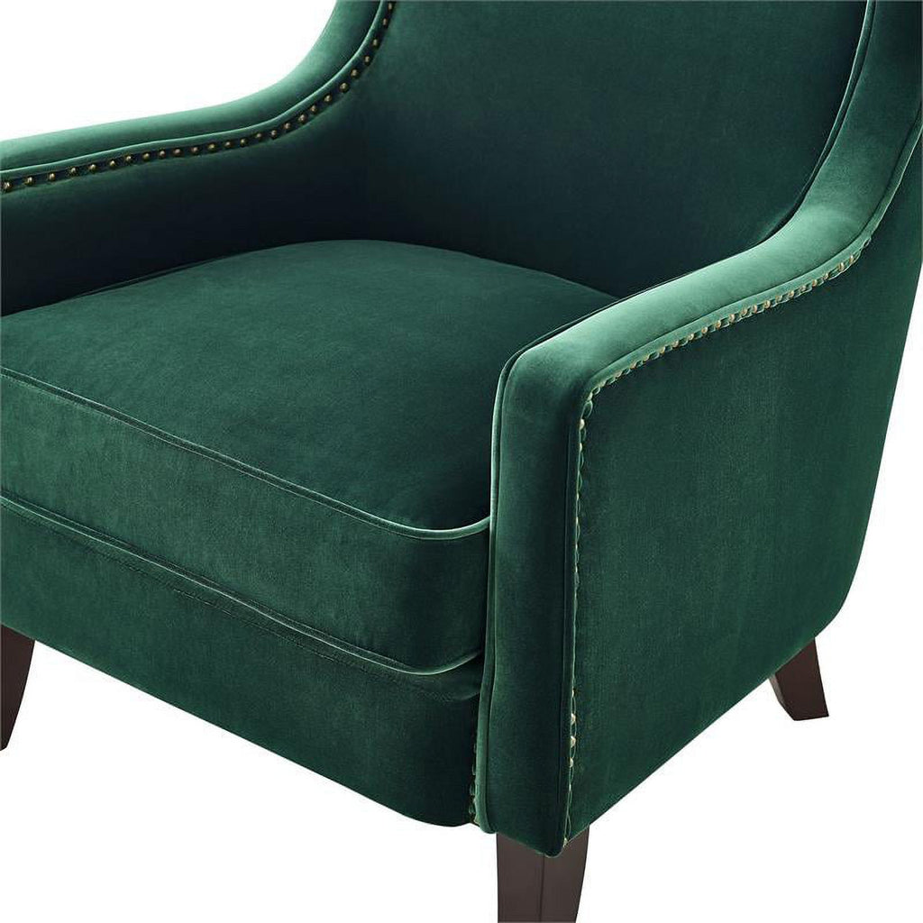 Green Velvet Accent Chair L674