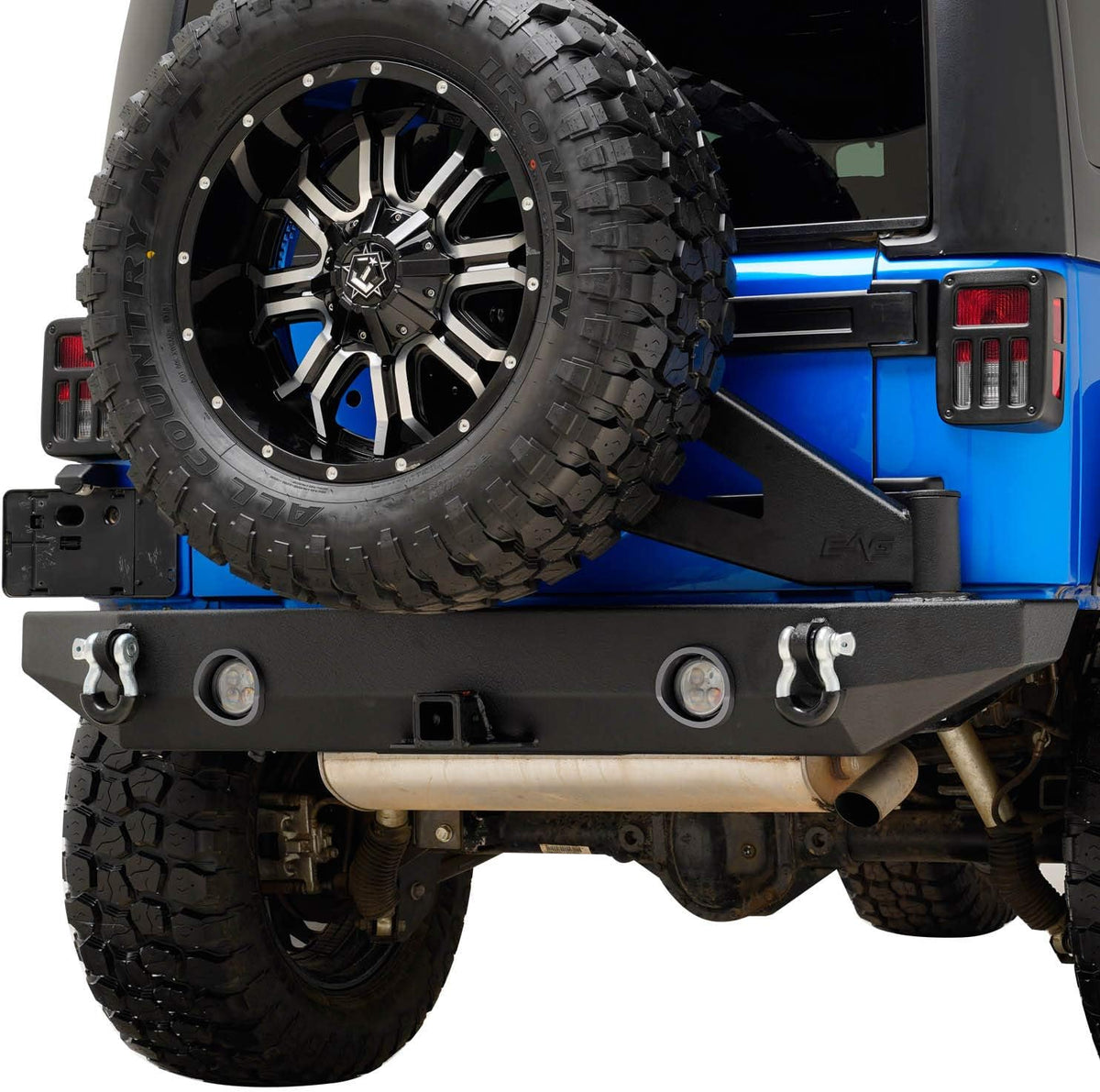 Rear LED Bumper with Tire Carrier K467
