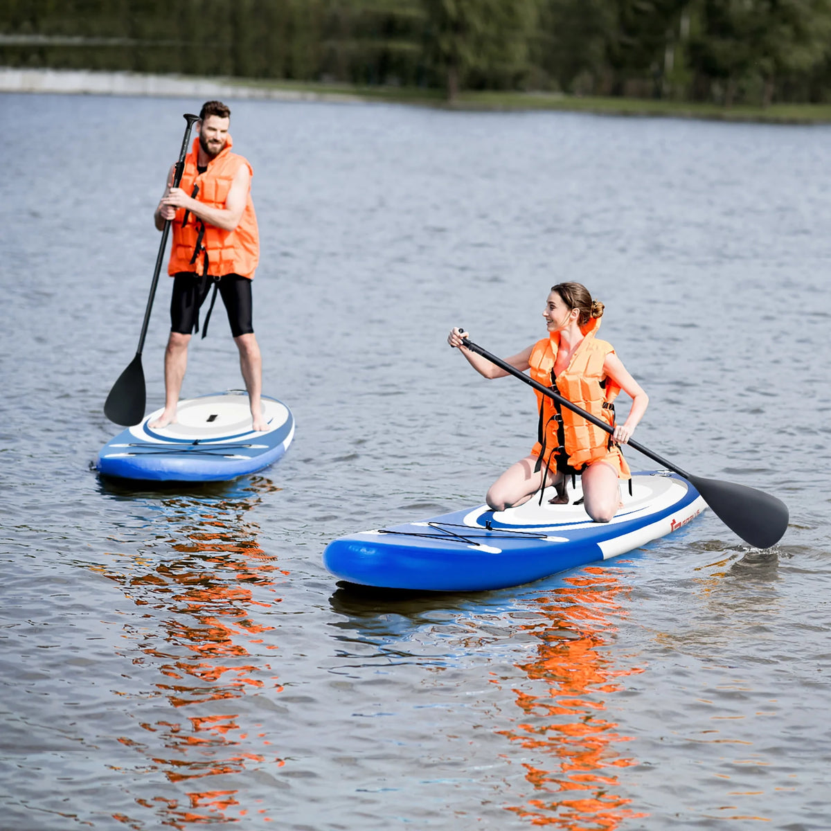 10' Inflatable Stand Up Paddle Board with Bag Paddle Pump A9750
