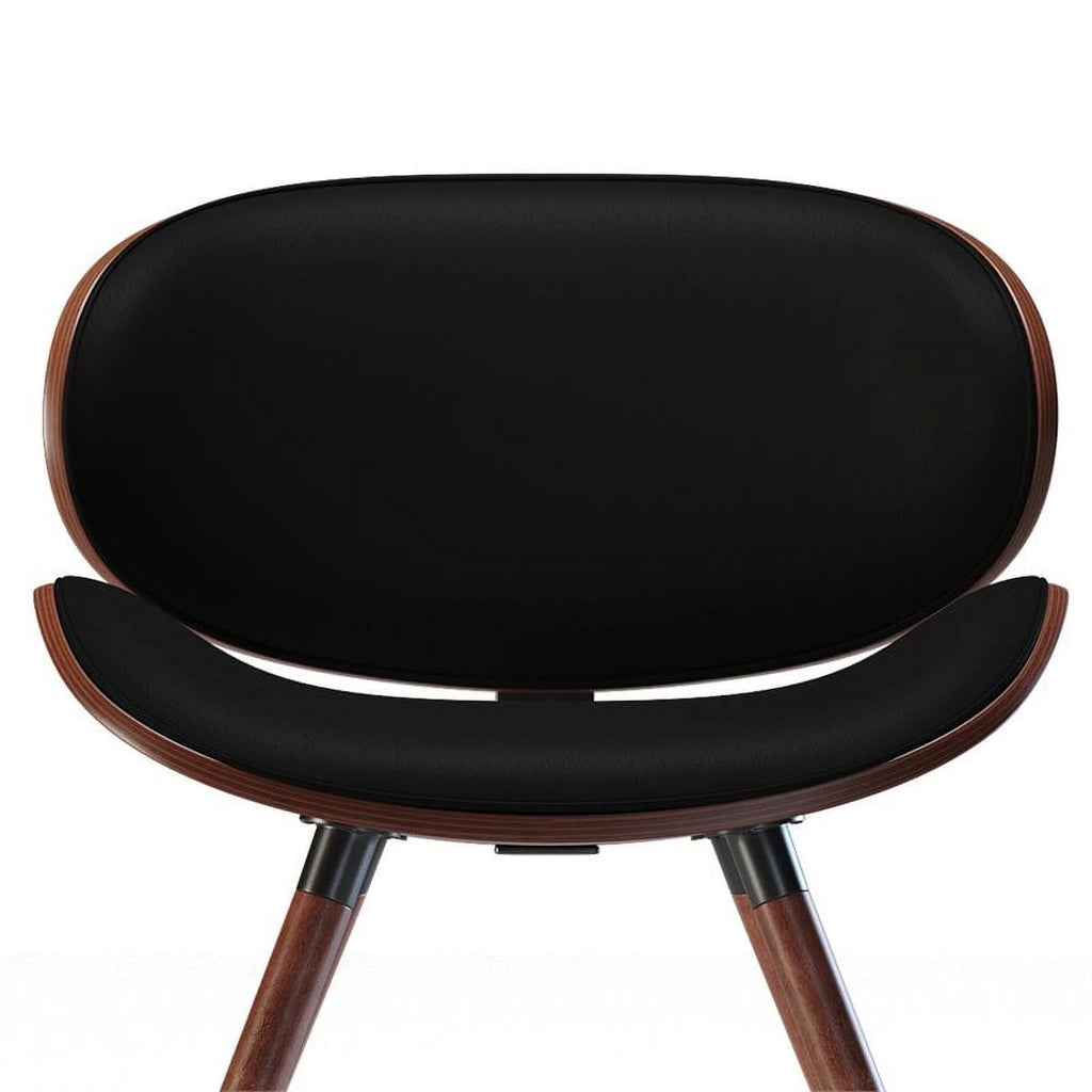 Black Faux Leather Dining Chair Z108909