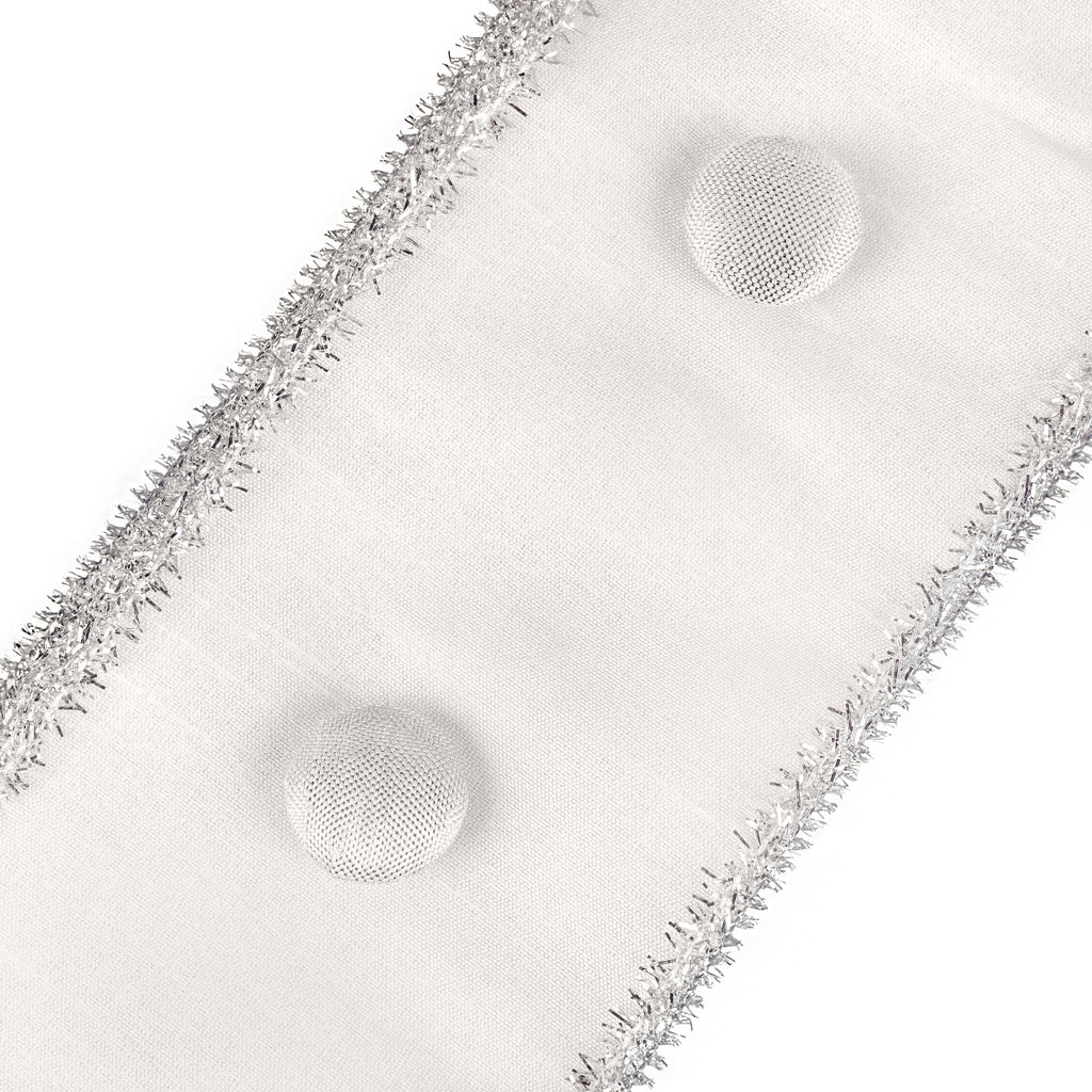 Ivory 3 in Double Fused Dupioni Ribbon T602588