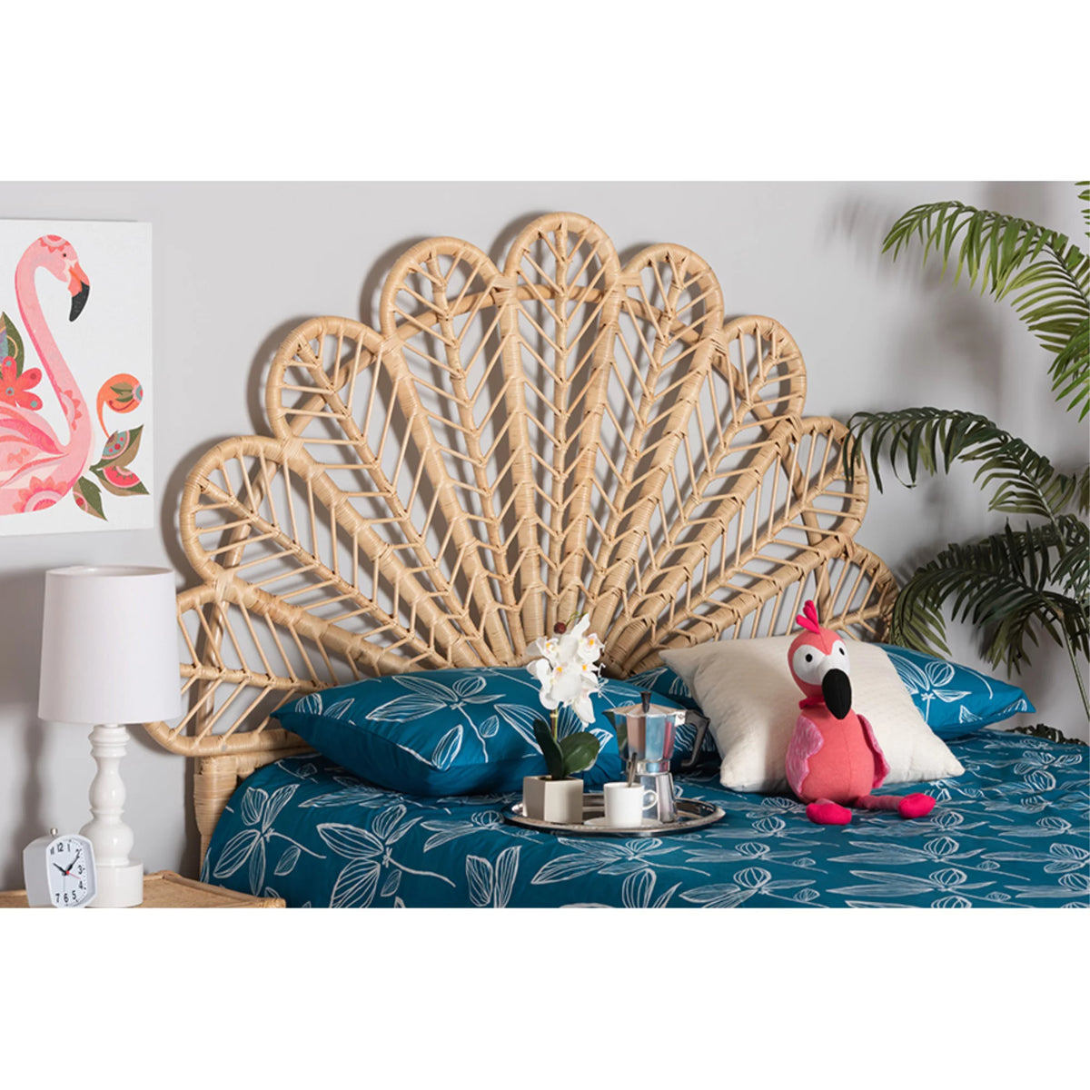 Queen Size Rattan Headboard L9766