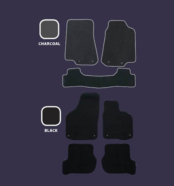 Black 3 Piece TPU Floormats T78541
