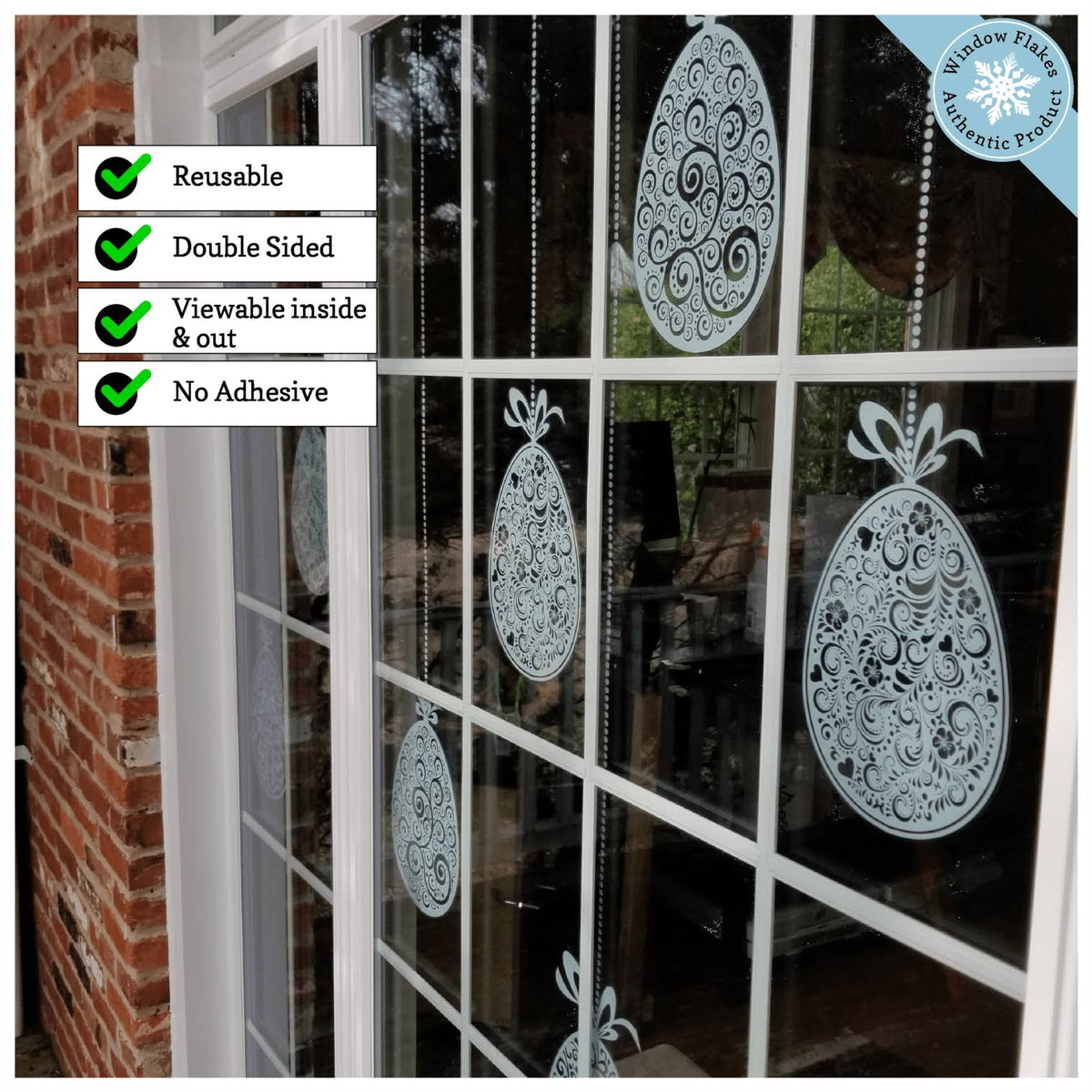 Easter Egg Window Clings U188