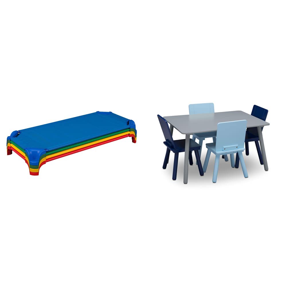 Stackable Daycare Cot with Easy Lift Corners (Pack of 4) E4901