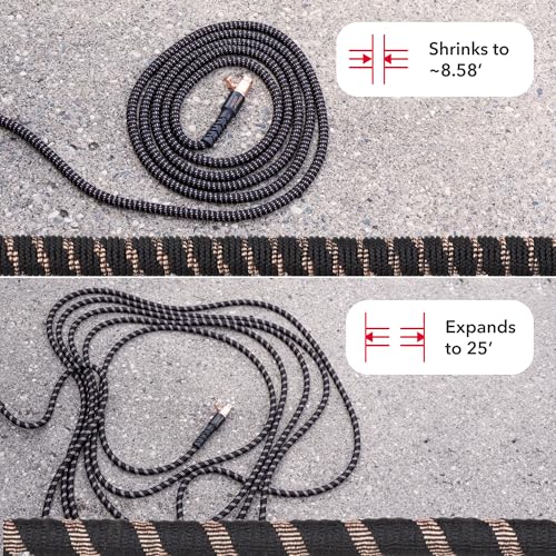 25 FT Expandable Garden Hose with Thumb Spray Nozzle A931