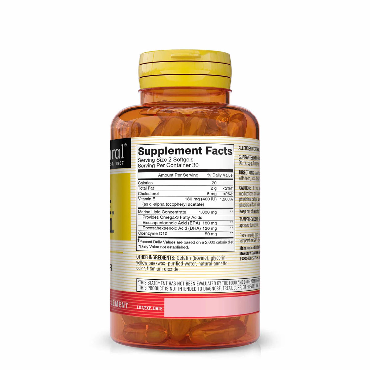 3 Pack Co Q10 Vit E & Fish Oil Soft Gels H7666