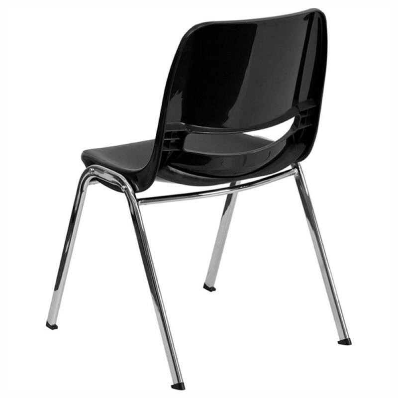 Black Stacking Chair H188