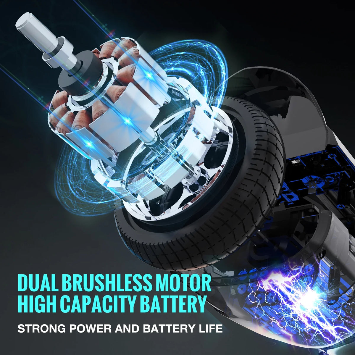 6.5'' Self Balancing Scooter with Seat Attachment Z29880