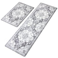 Anti Fatigue Kitchen Mats 2 Piece Set Blue Gray Waterproof Non-Skid Y4906