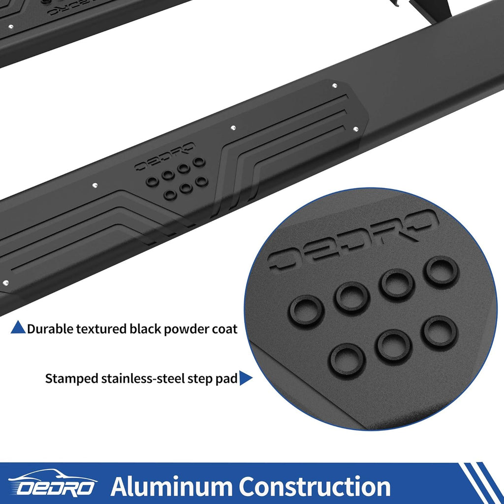 Running Boards Compatible with Silverado/Sierra 1500 2500/3500 Double & Extd Cab A6414