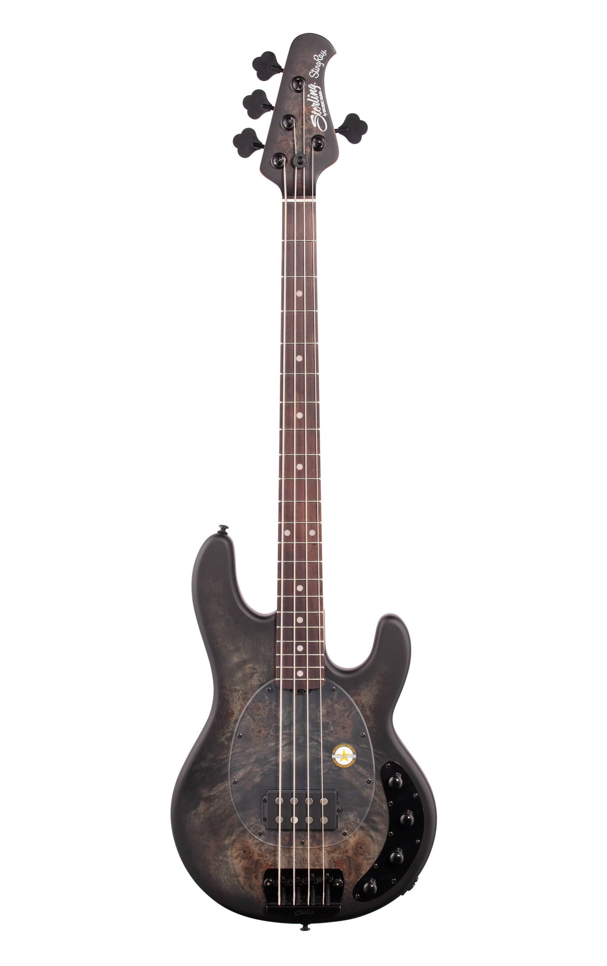Trans Black Satin Bass Guitar Y423375