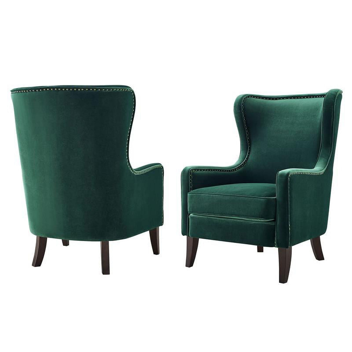 Green Velvet Accent Chair L674