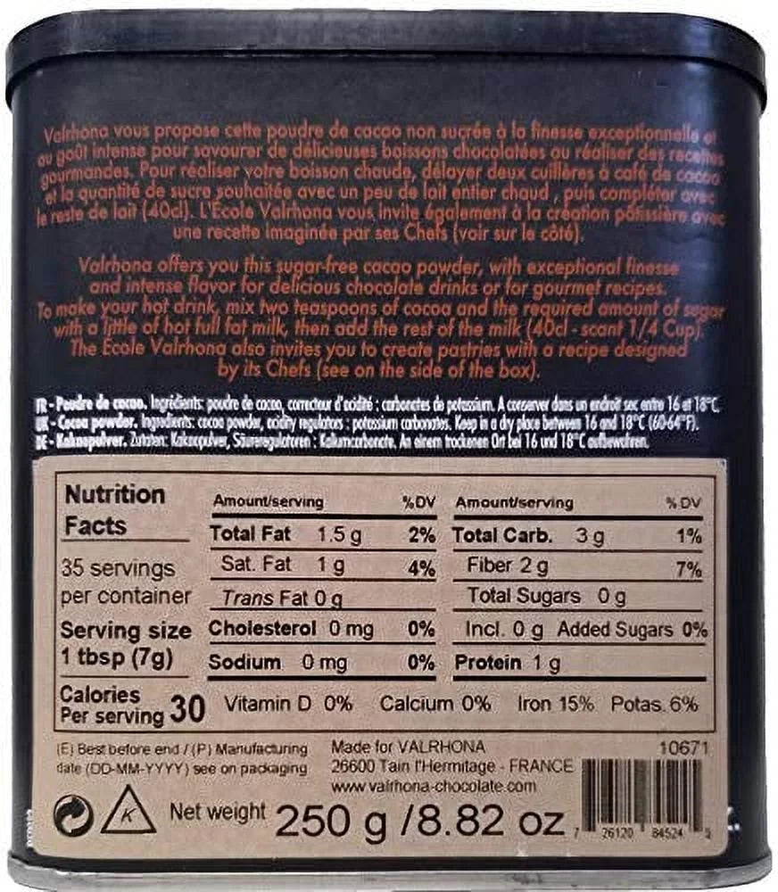 Pure Cocoa Powder 8.8 oz. J401