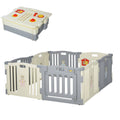 8-Piece Children Baby Playpen Activity Center Fence U67363