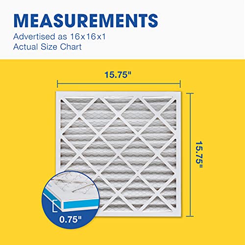 20x20x1 MERV 8 Pleated Air Filter, 6 Count M2817