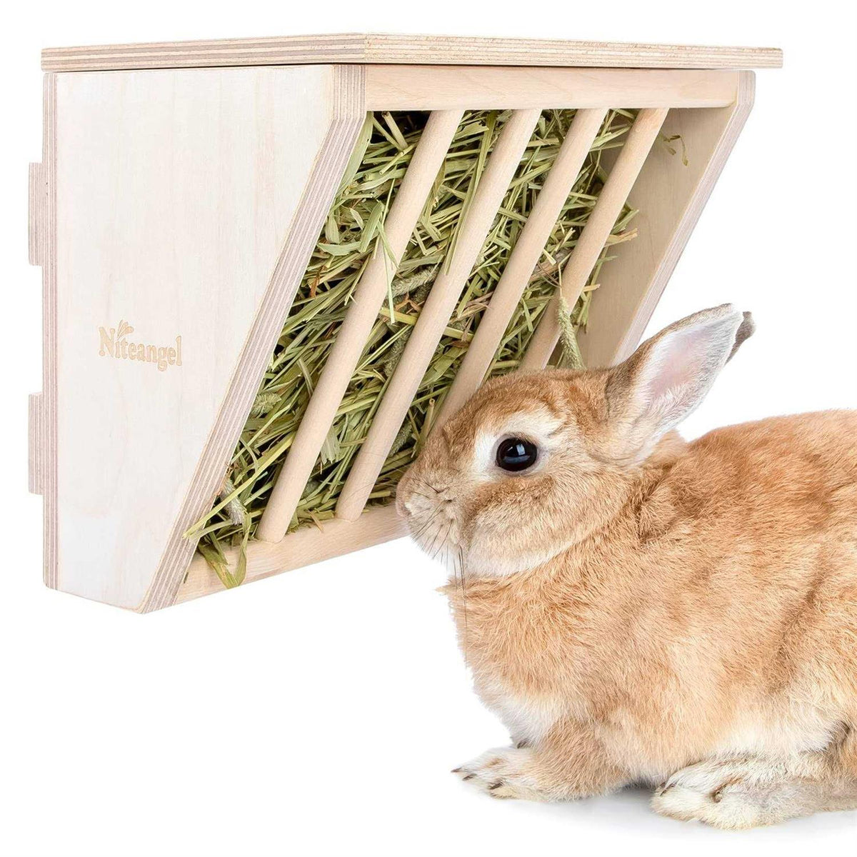 Wooden Hay Manger with Seat E472