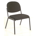 Black Fabric Armless Guest Chair J42968