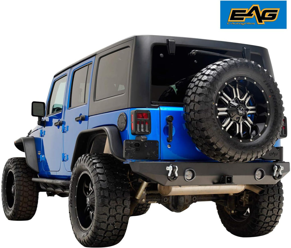 Rear LED Bumper with Tire Carrier K467