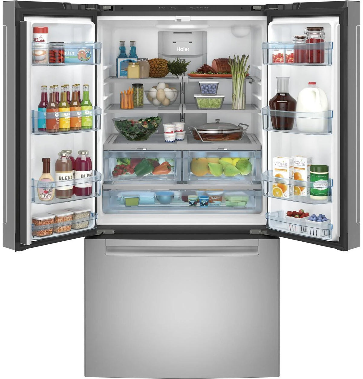 36" Wide 27.0 Cu. Ft. French Door Refrigerator - Stainless U317