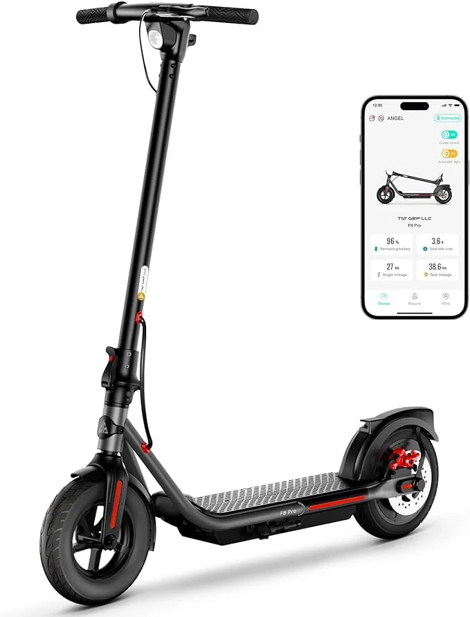 Electric Scooter with 10 Tires, 20 Miles Range, 500W Motor, 19 MPH M50421
