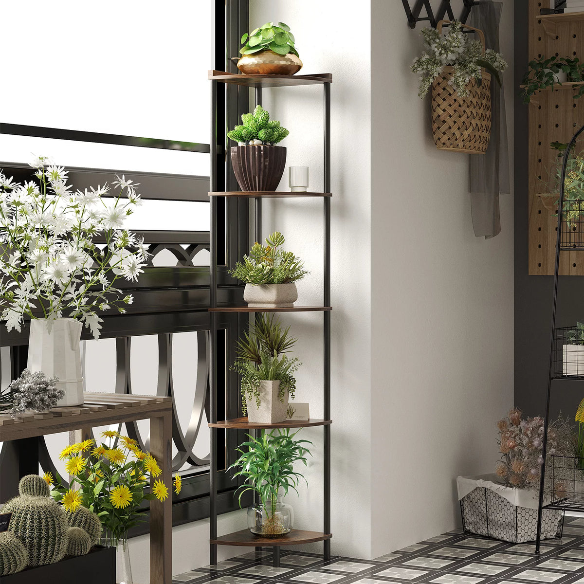 5 Tier Corner Shelf Stand D45872
