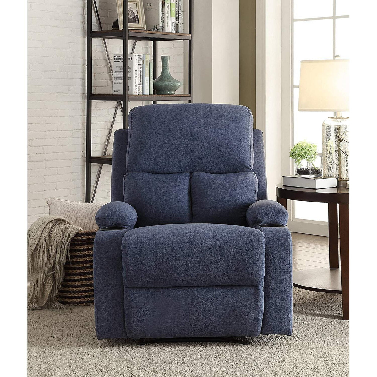 Blue Velvet Recliner Z700556