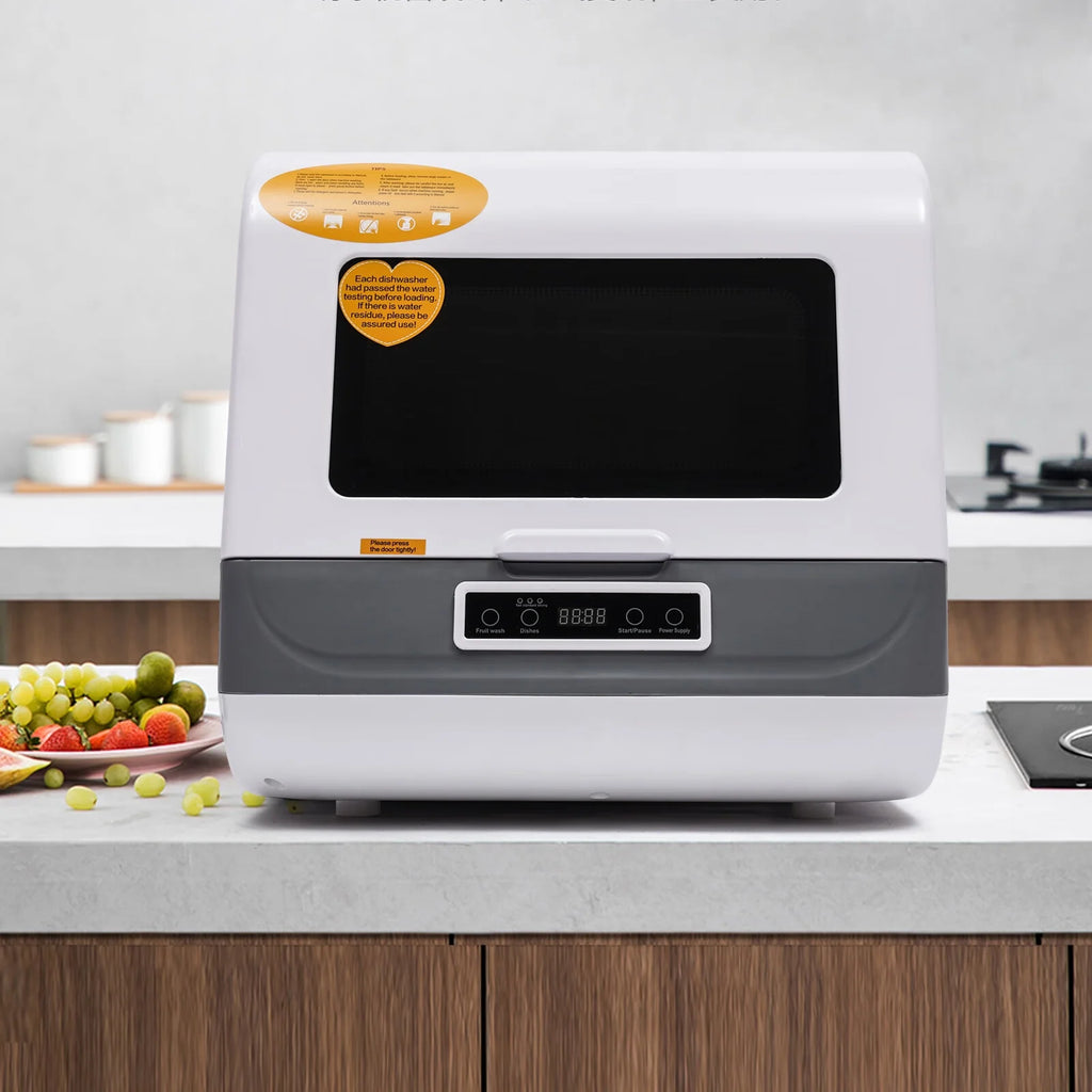 8L Portable Countertop Dishwasher 1200W 3 Washing Programs O502616