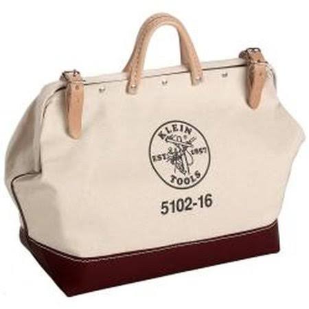 Canvas Tool Bag 16-Inches Beige T942