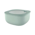 Shallow Airtight Fridge Freezer Microwave Containers 1900cc Sage Green U83754